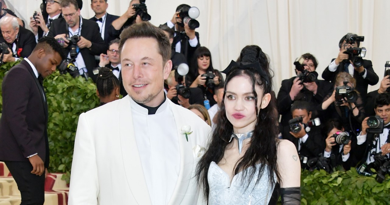 Elon Musk i Grimes razem na MET Gali /Neilson Barnard /Getty Images