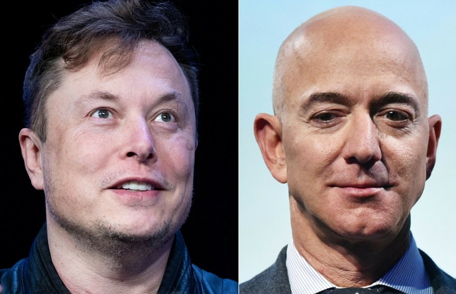 Elon Musk i Jeff Bezos /BRENDAN SMIALOWSKI/AFP/East News /East News