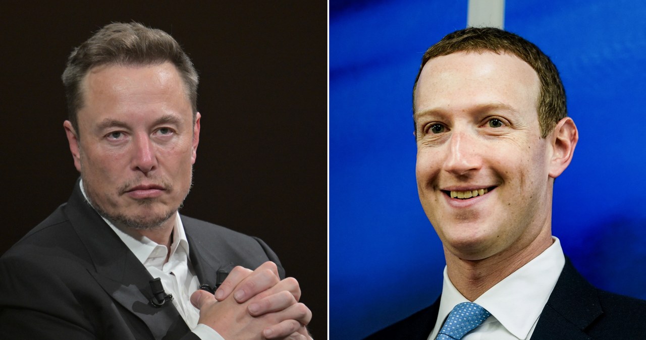 Elon Musk i Mark Zuckerberg /Alain Jocard/Kenzo Tribouillard /AFP