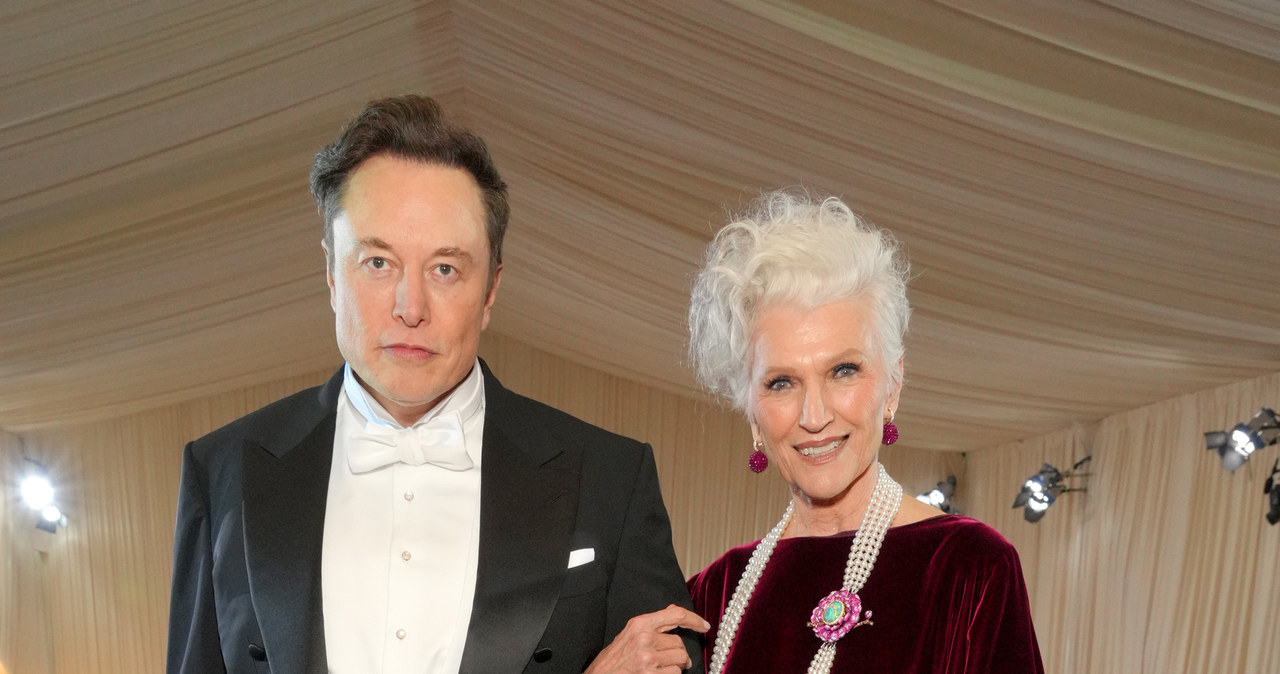 Elon Musk i Maye Musk - Gala Met 2022 /Getty Images