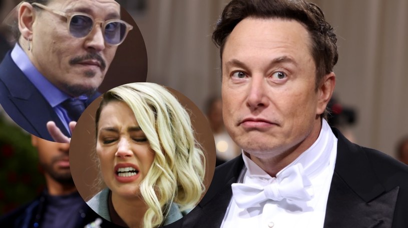 Elon Musk, Johnny Depp i Amber Heard /East News; ANDREW KELLY / Reuters / Forum; /POOL / Reuters / Forum /Agencja FORUM  /