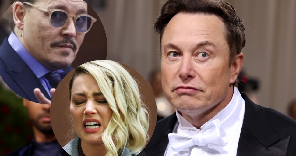 Elon Musk, Johnny Depp i Amber Heard /East News; ANDREW KELLY / Reuters / Forum; /POOL / Reuters / Forum /Agencja FORUM  /