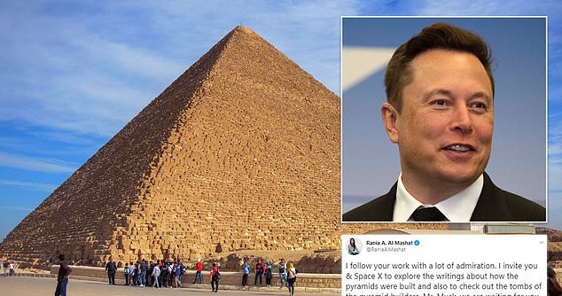 Elon Musk ma wyraźnie wątpliwości, czy kompleks piramid w Gizie został wybudowany bez pomocy specjalistycznych urządzeń /Twitter