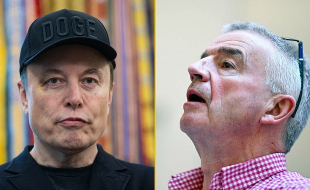 ​Elon Musk nazwał prezesa Ryanaira "kompletnym idiotą". Poszło o Starlinki
