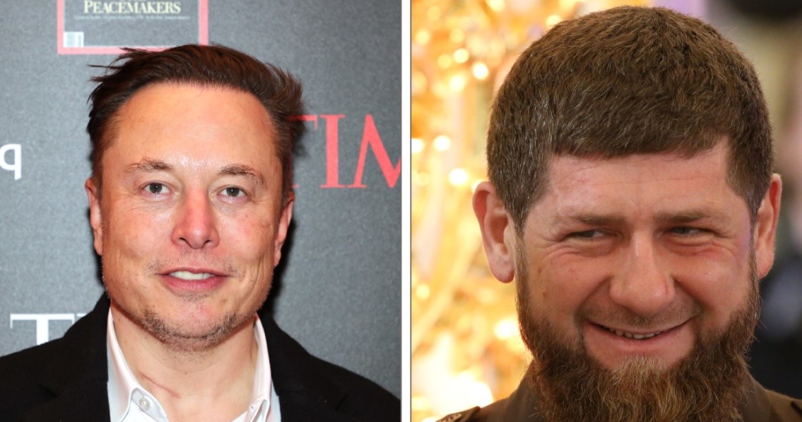 Elon Musk podgrzewa atmosferę. Mocna utarczka słowna między nim a Kadyrowem /Getty Images