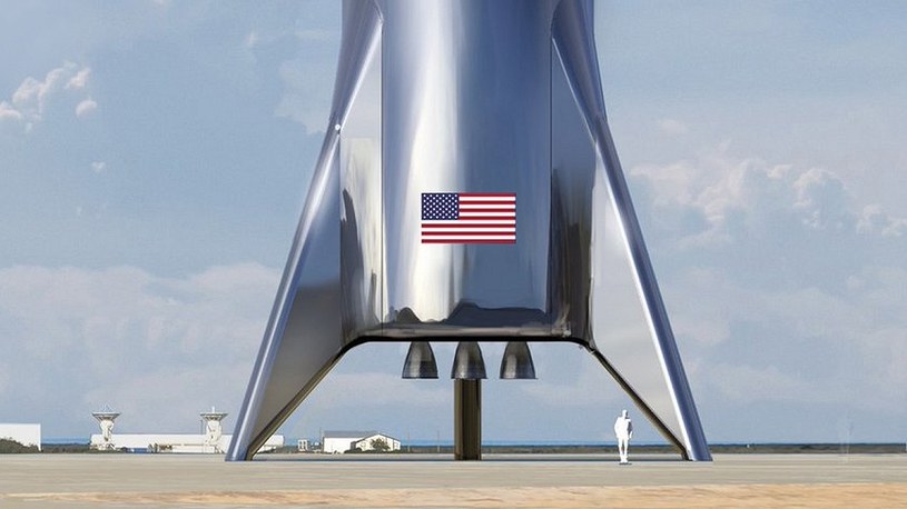 Elon Musk pokazał ostateczny wygląd prototypu testowego statku Starship /Geekweek