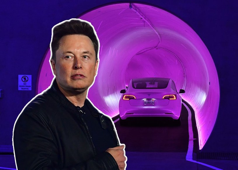 Elon Musk wierzy, że jego podziemne tunele dla samochodów uwolnią wielkie aglomeracje od korków /Twitter