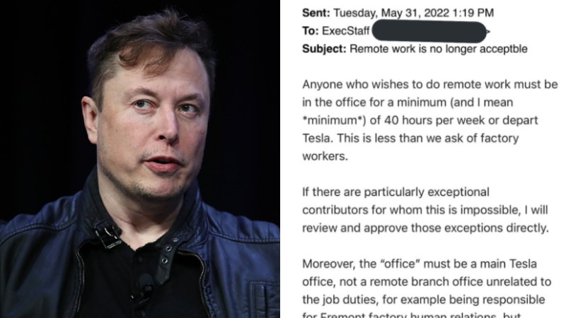 Elon Musk zakazał pracy zdalnej. Ten e-mail zaszokował pracowników Tesli /Twitter