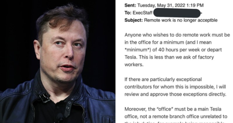 Elon Musk zakazał pracy zdalnej. Ten e-mail zaszokował pracowników Tesli /Twitter