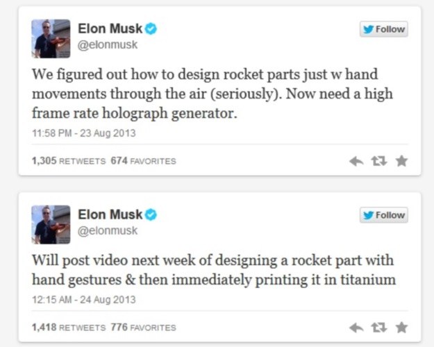 Elon Musk zbuduje holograficzny interfejs /materiały prasowe