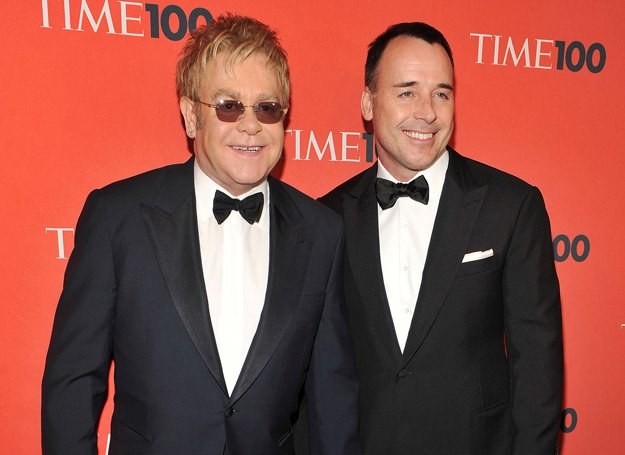 Elton John i David Furnish są parą od 1993 roku - fot. Theo Wargo /Getty Images/Flash Press Media