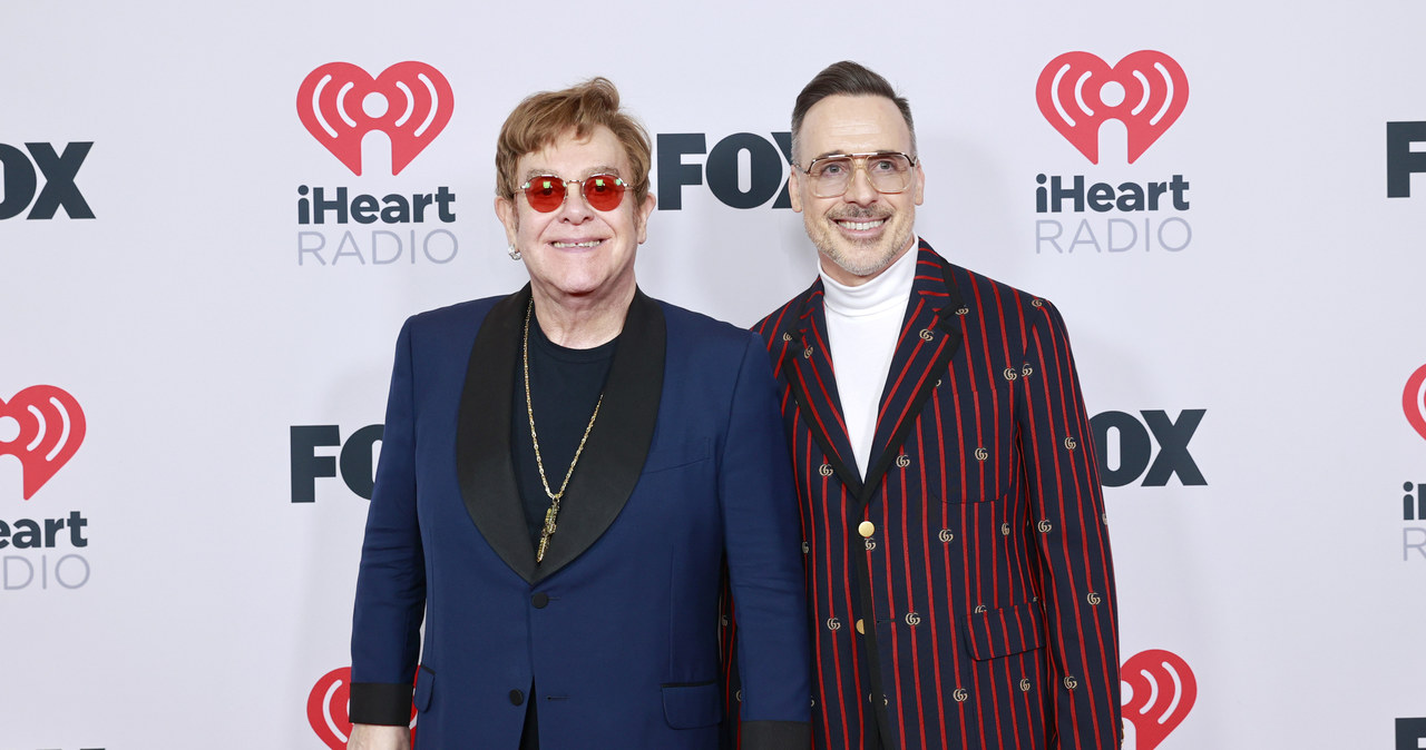 Elton John i David Furnish w 2021 roku /Emma McIntyre /Getty Images