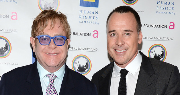 Elton John i David Furnish / Michael Kovac /Getty Images