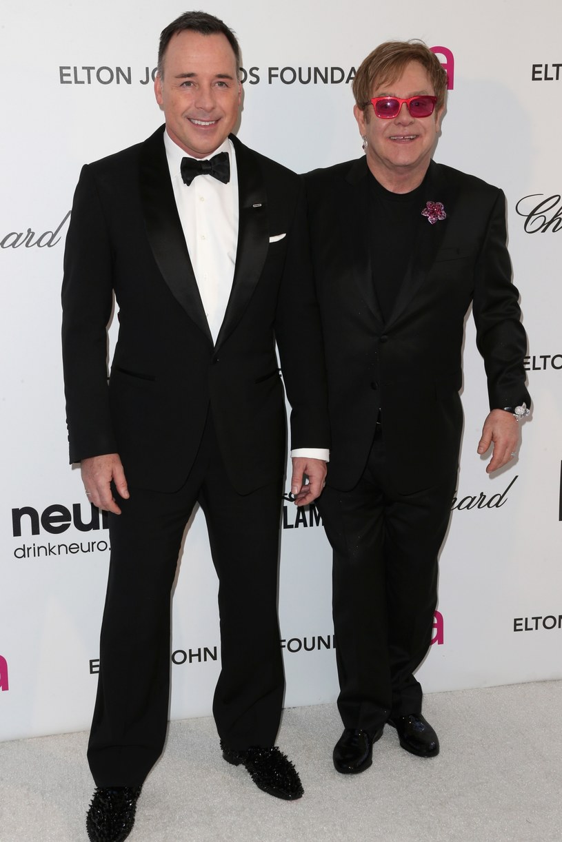 Elton John i David Furnish /Frederick M. Brown /Getty Images