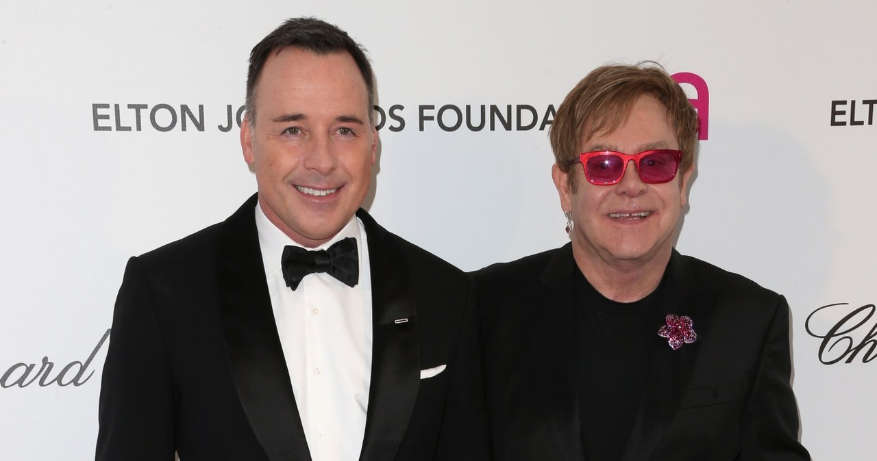 Elton John i David Furnish /Frederick M. Brown /Getty Images