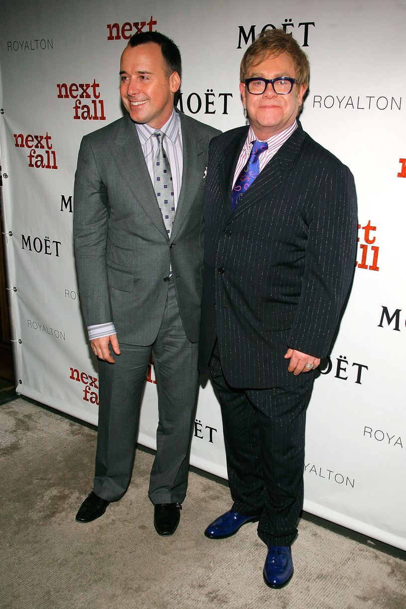 Elton John i David Furnish /Andy Kropa /Getty Images