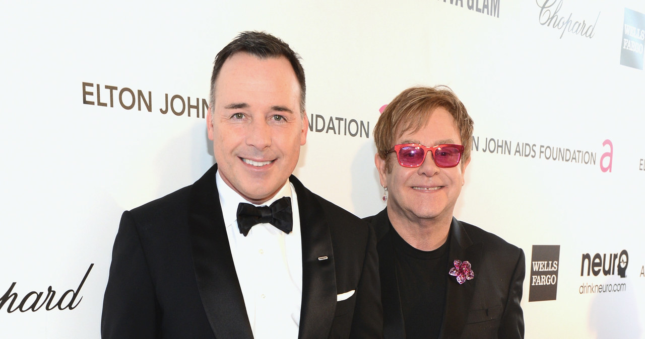 Elton John i David Furnish /Jason Kempin /Getty Images