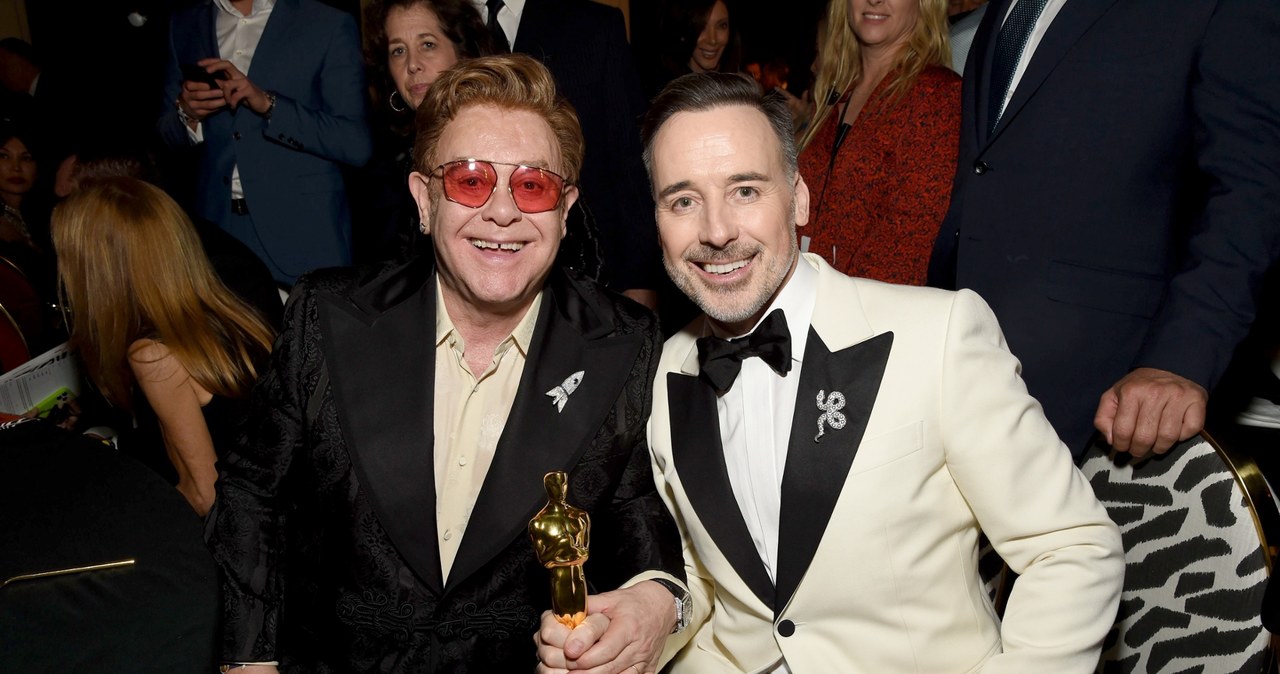 Elton John i jego partner, David Furnish /Michael Kovac /Getty Images