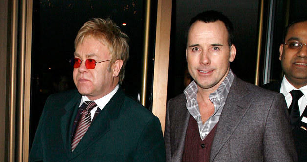 Elton John i jego życiowy partner David Furnish &nbsp; /Splashnews