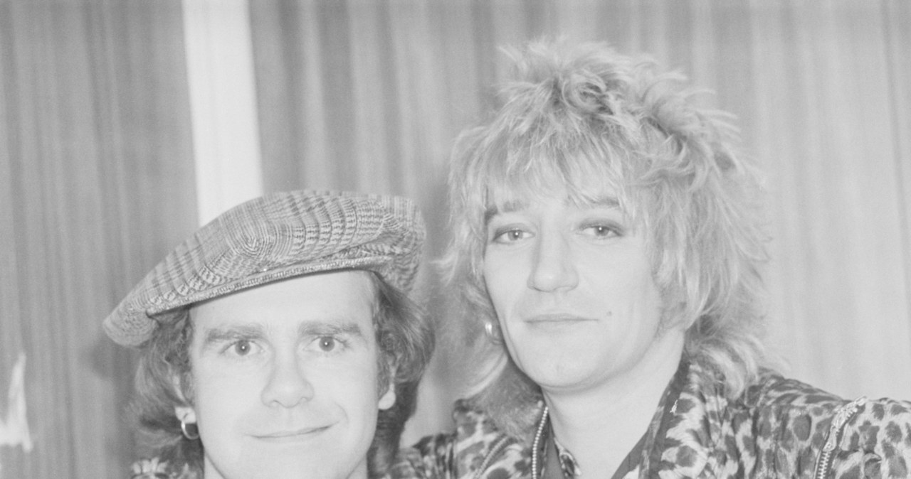Elton John i Rod Stewart /Evening Standard /Getty Images