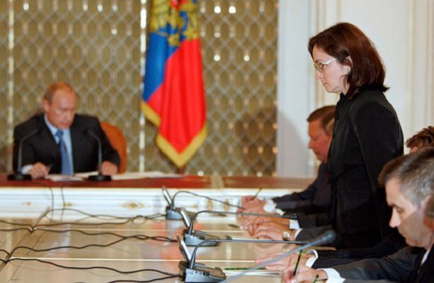 Elwira Nabiulina - szefowa banku centralnego Rosji /AFP
