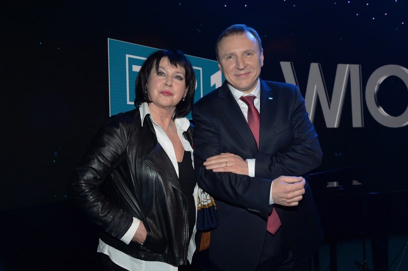 Elżbieta Jaworowicz i Jacek Kurski /TVP /Agencja FORUM