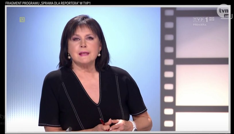 Elżbieta Jaworowicz w "Faktach" TVN /materiał zewnętrzny