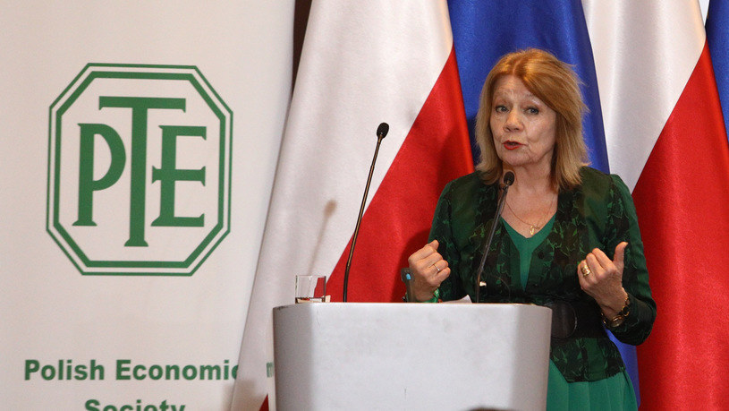 Elżbieta Mączyńska, profesor SGH i prezes Polskiego Towarzystwa Ekonomicznego /Tomasz Jastrzębowski /Reporter
