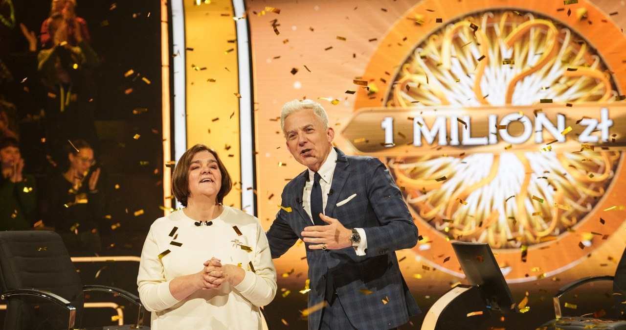Elżbieta Marszalec wygrała milion złotych /Maciej Piórko /Polsat