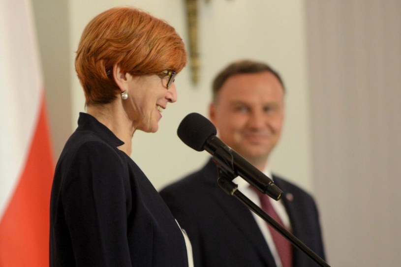 Elżbieta Rafalska, minister pracy i Andrzej Duda, prezydent RP /PAP