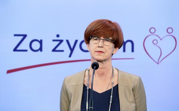 Elżbieta Rafalska, minister rodziny, pracy i polityki społecznej. Fot. Tomasz Gzell /PAP