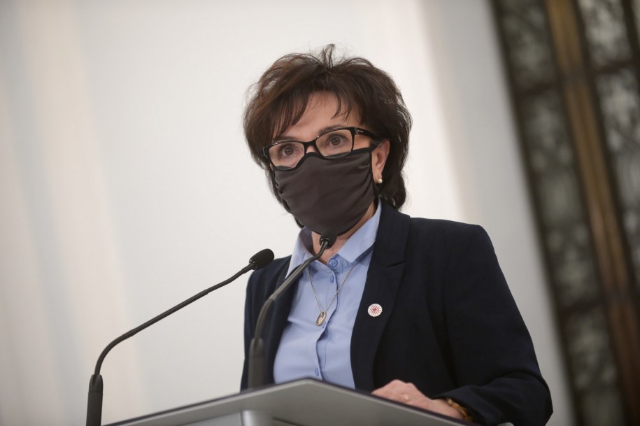 Elżbieta Witek / 	Marcin Obara  /PAP