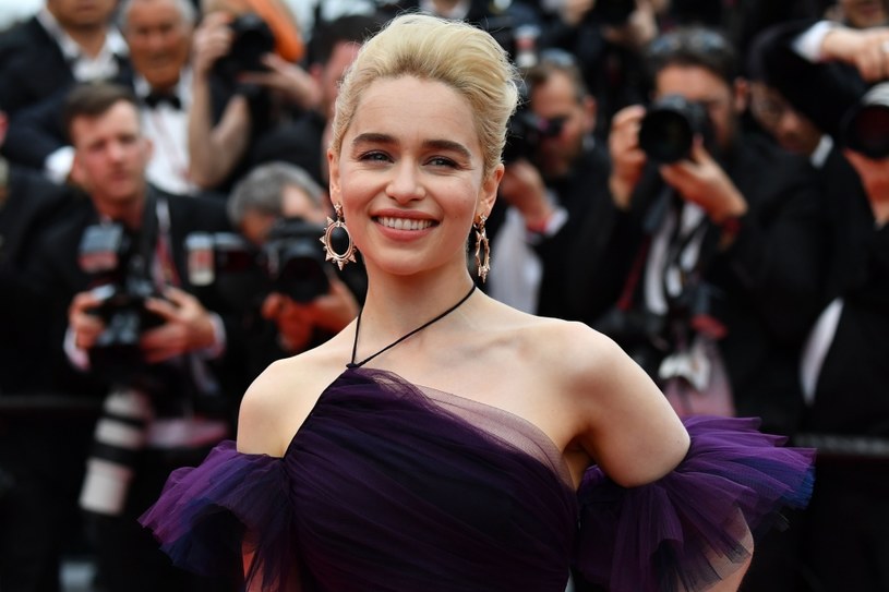 Emilia Clarke, gwiazda "Gry o tron", na festiwalu w Cannes /AFP