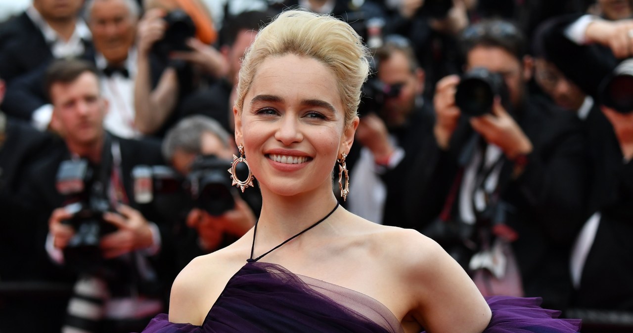 Emilia Clarke, gwiazda "Gry o tron", na festiwalu w Cannes /AFP