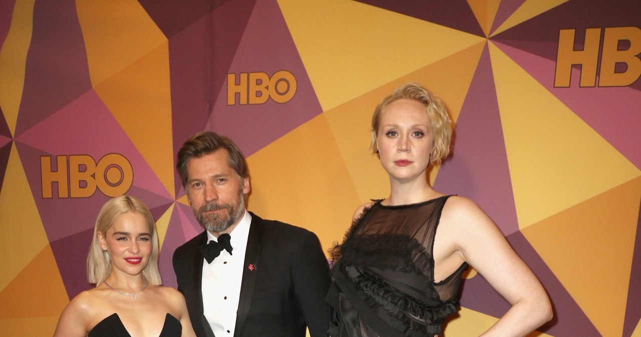 Emilia Clarke, Nikolaj Coster Waldau i Gwendoline Christie /Frederick M. Brown /Getty Images