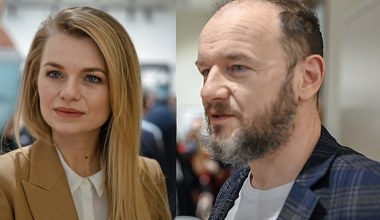 Emilia Komarnicka i Redbad Klynstra na pierwszej rozprawie. Wyciekły kulisy ich spotkania w sądzie