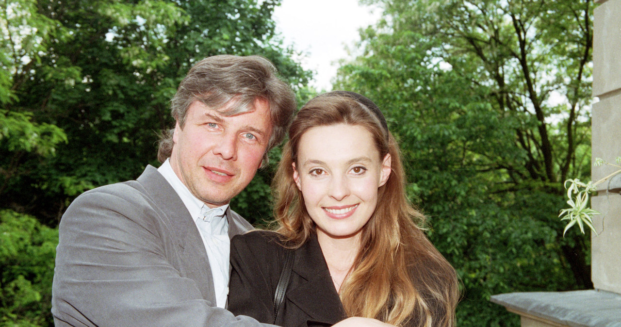 Emilian Kamiński i Justyna Sienczyłło, 1998 r. /Studio69 /Agencja FORUM