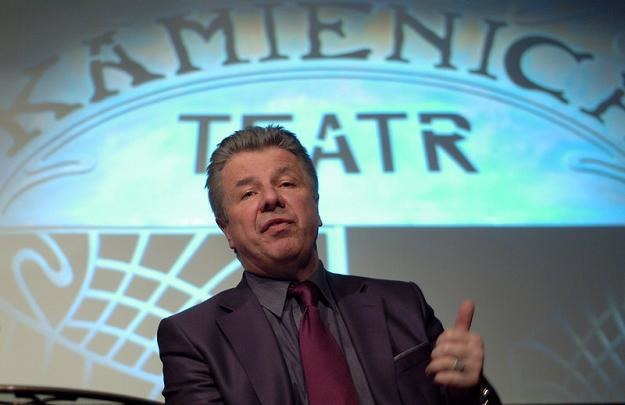 Emilian Kamiński, założyciel Teatru Kamienica, fot. Donat Brykczyński /Reporter