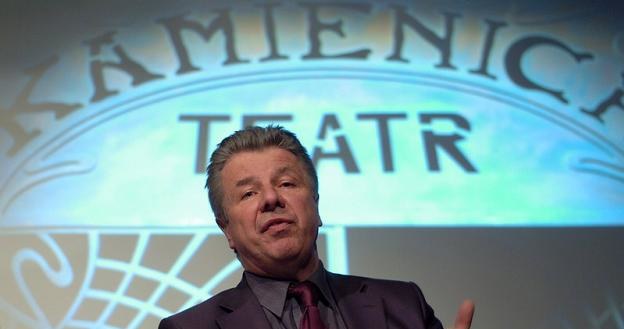 Emilian Kamiński, założyciel Teatru Kamienica, fot. Donat Brykczyński /Reporter