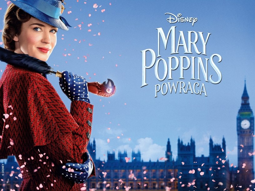 Emily Blunt w filmie "Mary Poppins powraca", © Disney /materiały prasowe