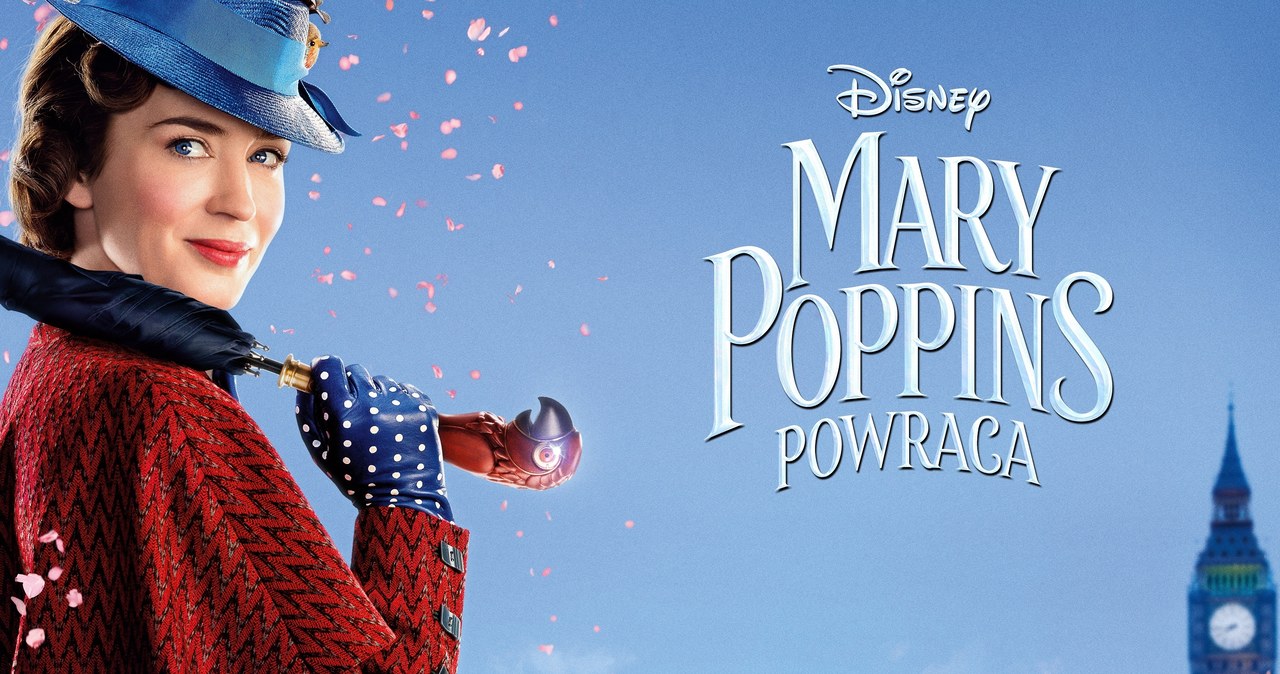 Emily Blunt w filmie "Mary Poppins powraca", © Disney /materiały prasowe