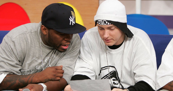 Eminem i 50 Cent, fot. Scott Gries &nbsp; /Getty Images/Flash Press Media