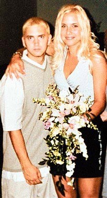 Eminem i Kim Mathers jeszcze razem (zdjęcie z pierwszego ślubu) /