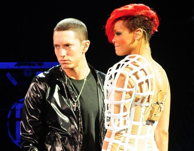 Eminem i Rihanna przypadli sobie do gustu /Agencja FORUM