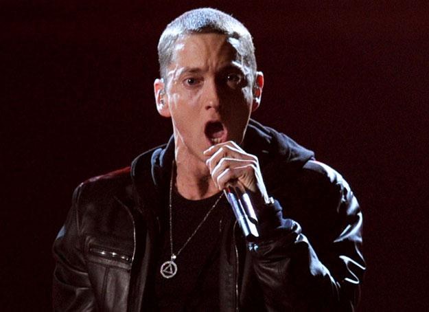 Eminem tuż po obejrzeniu "Will the Real Mitt Romney Please Stand Up"  fot. Kevin Winter /Getty Images/Flash Press Media