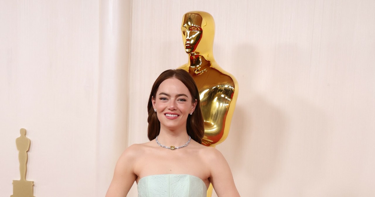 Emma Stone na Oscarach 2024. /Rex Features/EAST NEWS /East News