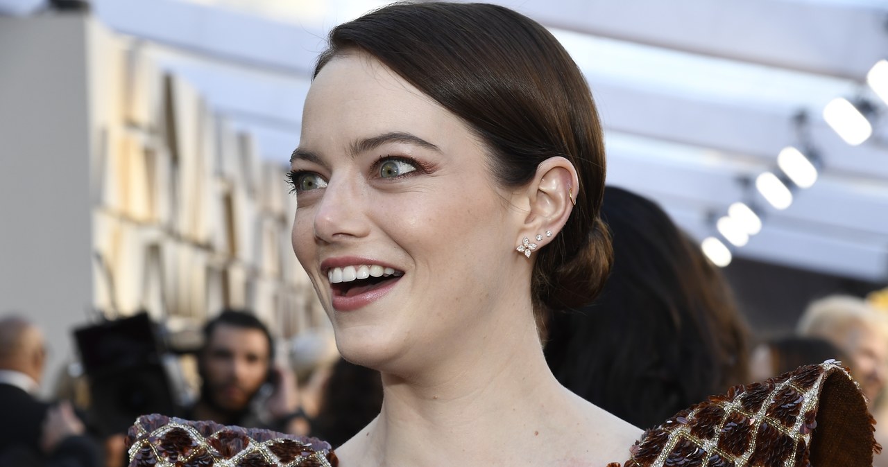 Emma Stone na Oscarach /Kevork Djansezian /Getty Images