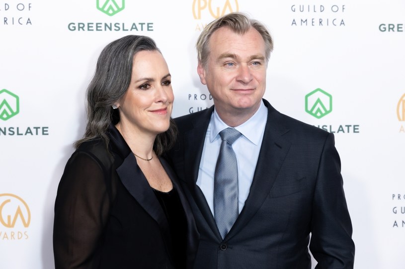 Emma Thomas i Christopher Nolan mieli w niedzielny wieczór powody do świetowania /Elyse Jankowski/WireImage /Getty Images