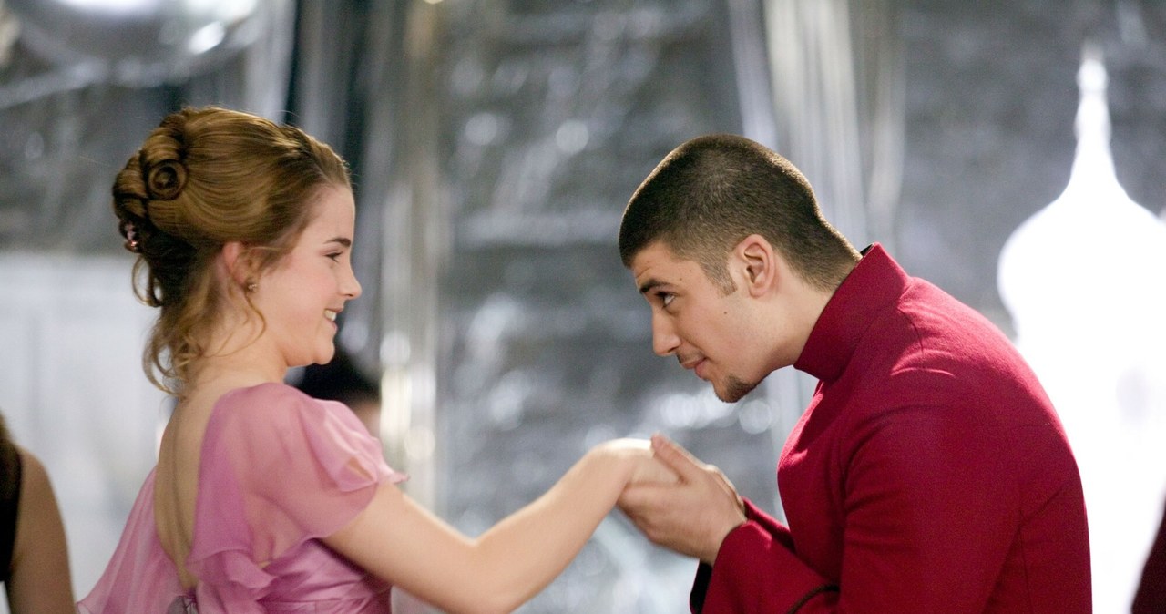 Emma Watson i Stanislav Ianevski w "Harrym Potterze" /Warner Bros/Courtesy Everett Collection /East News