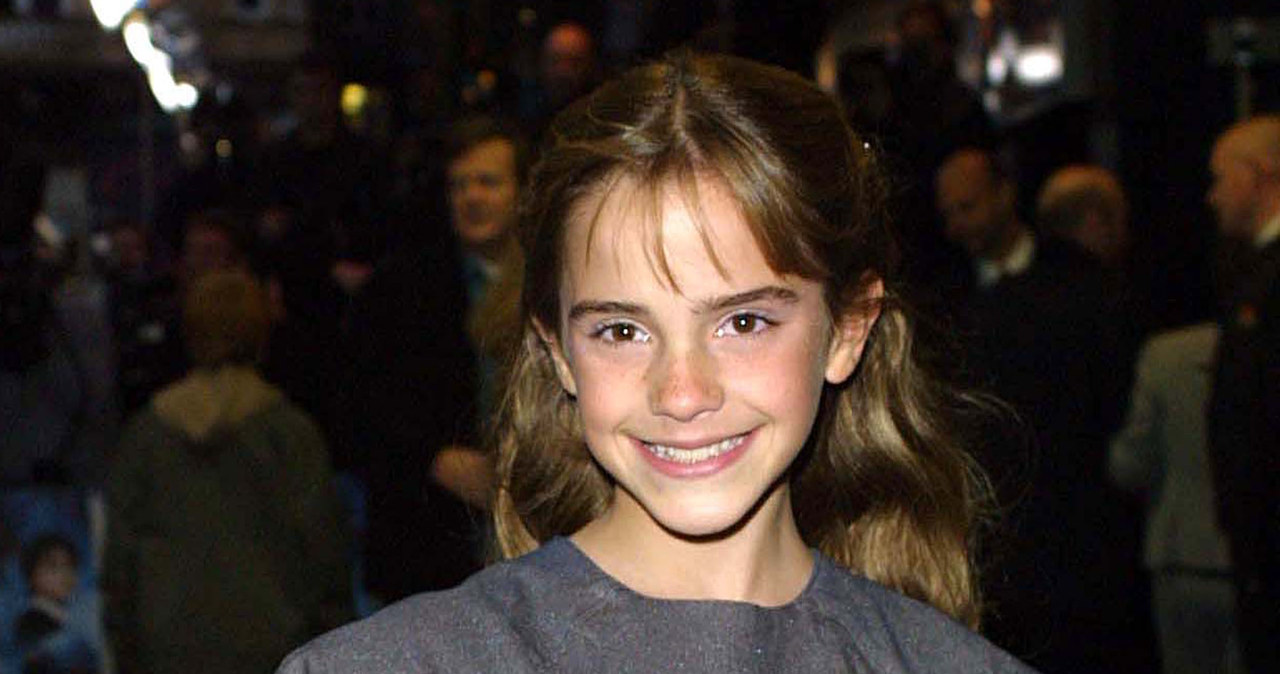 Emma Watson na premierze filmu "Harry Potter i Kamień Filozoficzny" /UK Press/Getty Images /Getty Images